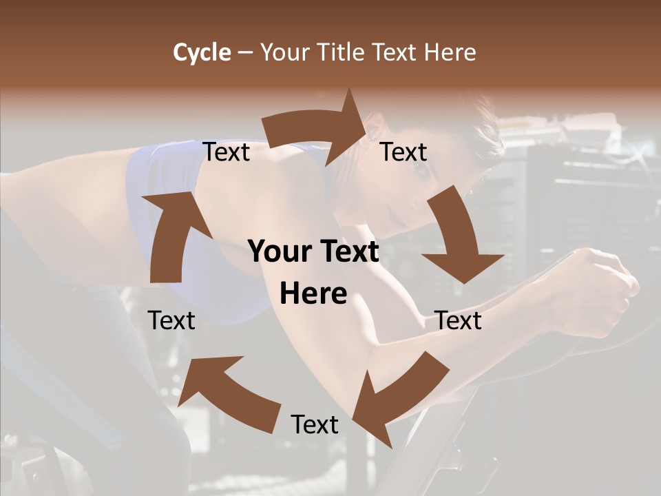 Equipment Sport Figure PowerPoint Template