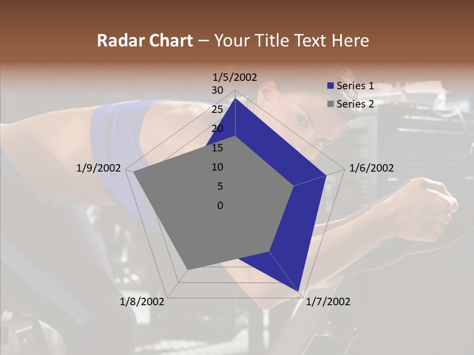 Equipment Sport Figure PowerPoint Template