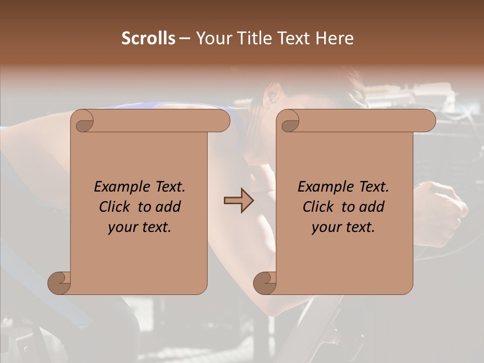 Equipment Sport Figure PowerPoint Template
