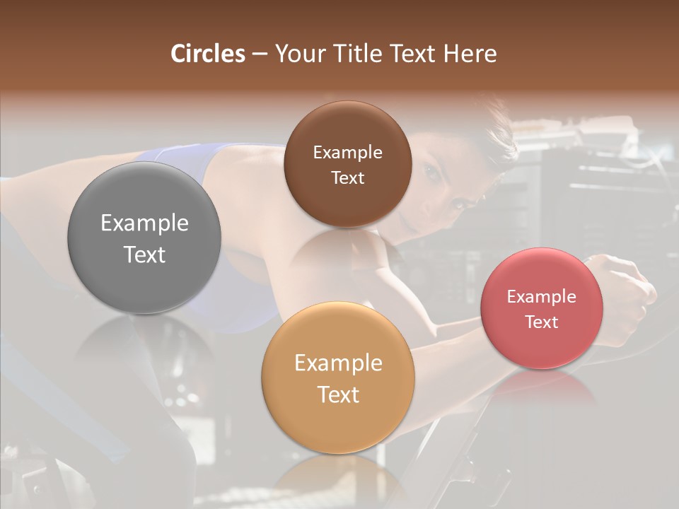 Equipment Sport Figure PowerPoint Template