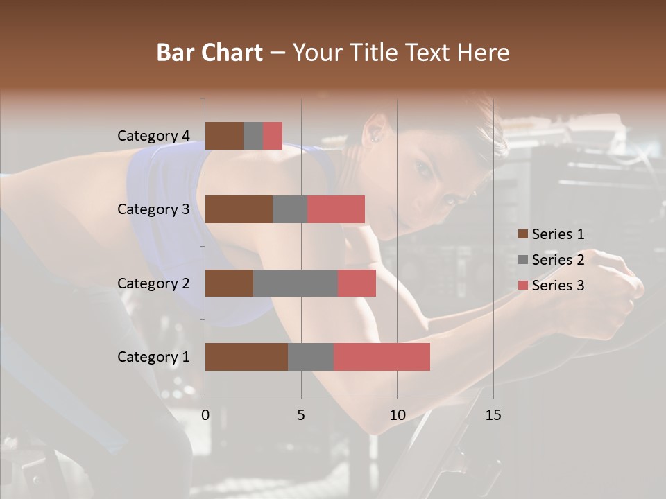 Equipment Sport Figure PowerPoint Template