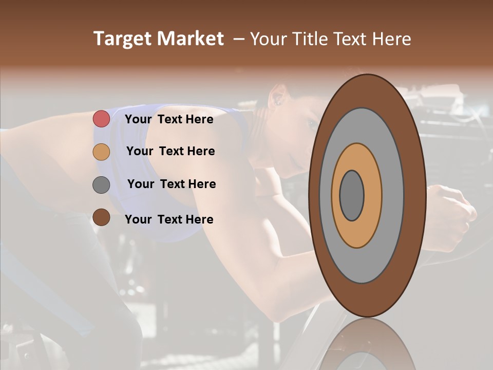 Equipment Sport Figure PowerPoint Template