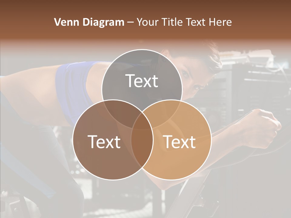 Equipment Sport Figure PowerPoint Template