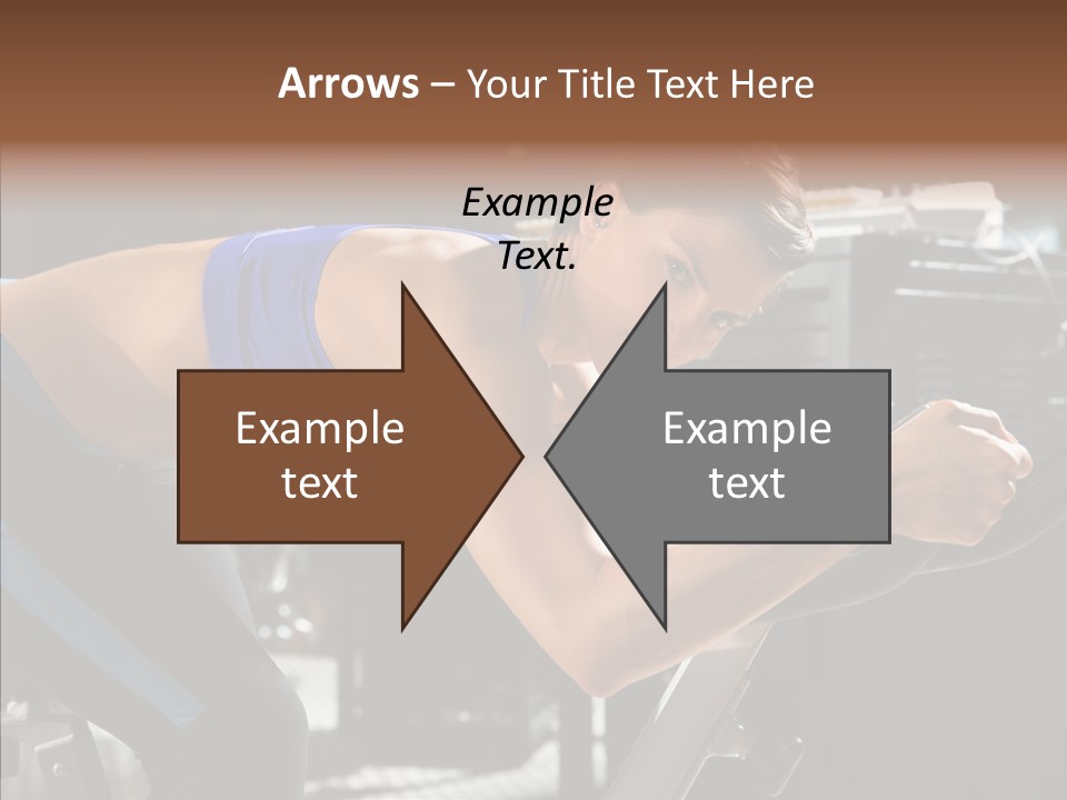 Equipment Sport Figure PowerPoint Template