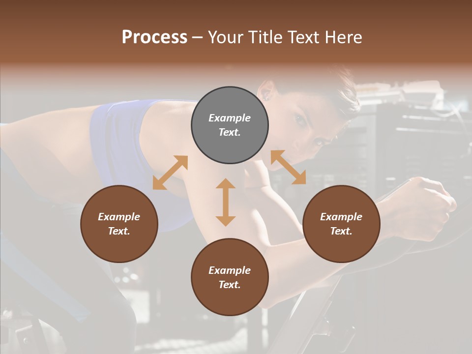 Equipment Sport Figure PowerPoint Template
