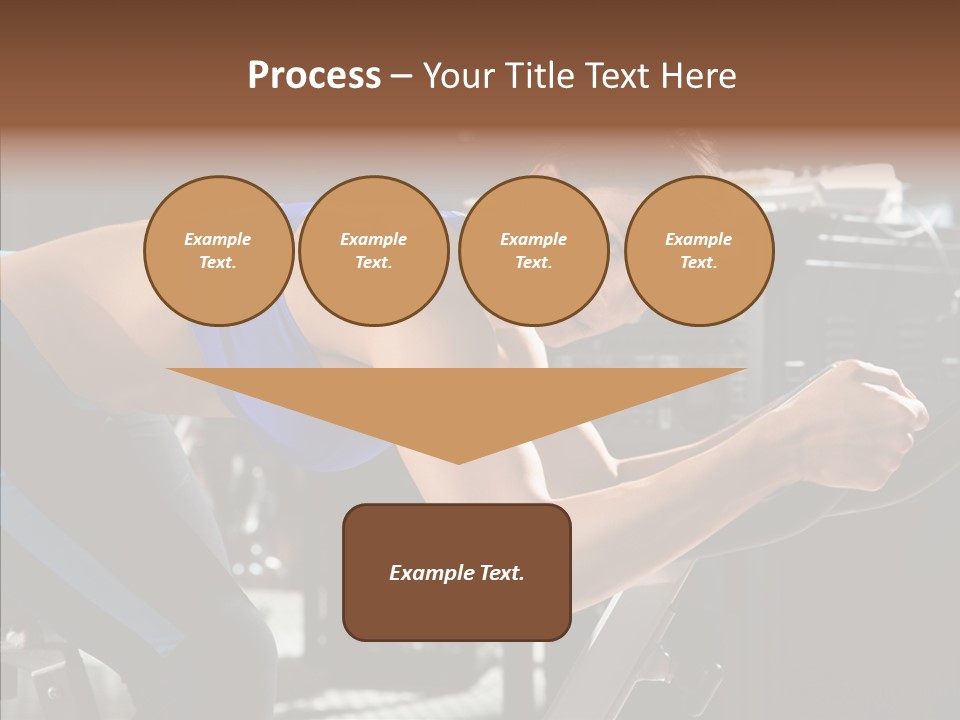 Equipment Sport Figure PowerPoint Template