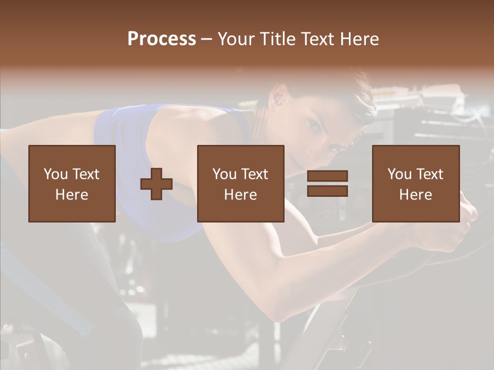 Equipment Sport Figure PowerPoint Template