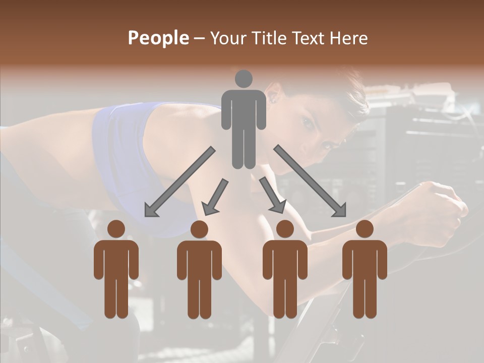 Equipment Sport Figure PowerPoint Template