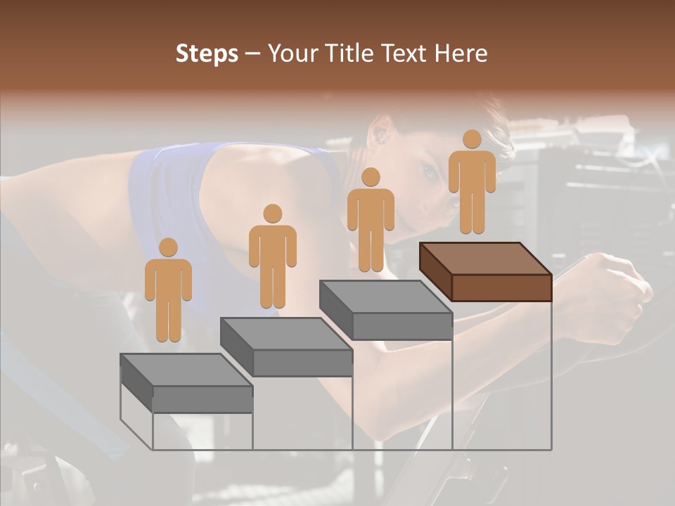 Equipment Sport Figure PowerPoint Template