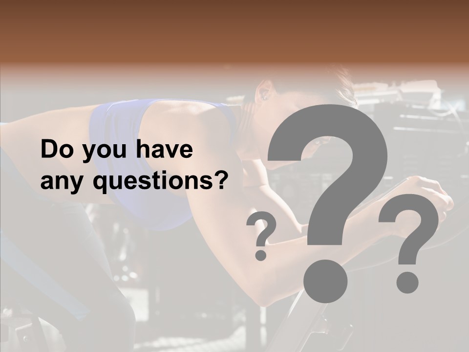 Equipment Sport Figure PowerPoint Template