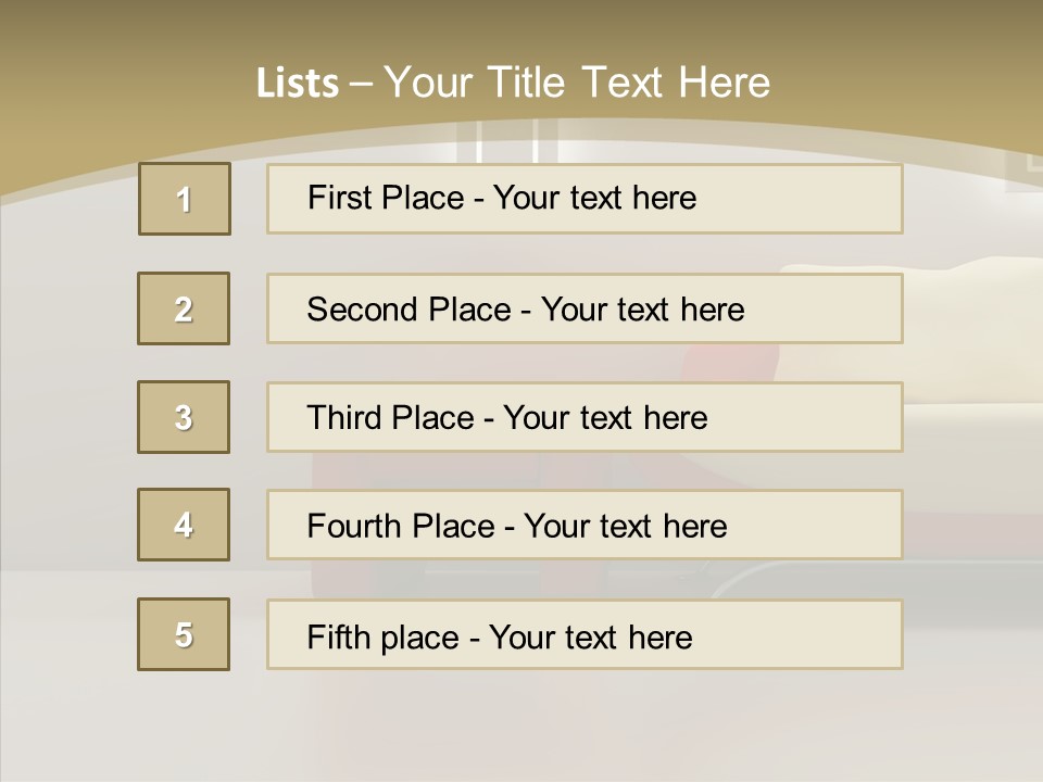 Figure Chair Profe Ional PowerPoint Template