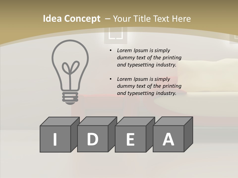 Figure Chair Profe Ional PowerPoint Template