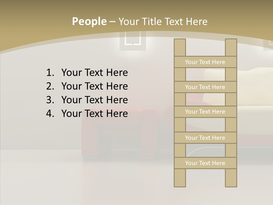 Figure Chair Profe Ional PowerPoint Template