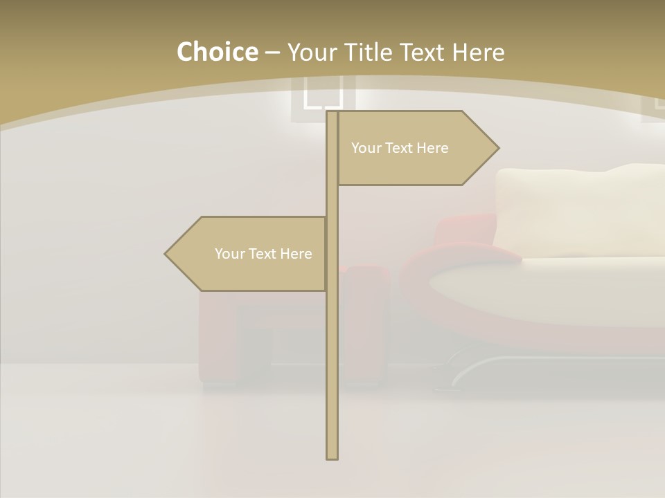 Figure Chair Profe Ional PowerPoint Template