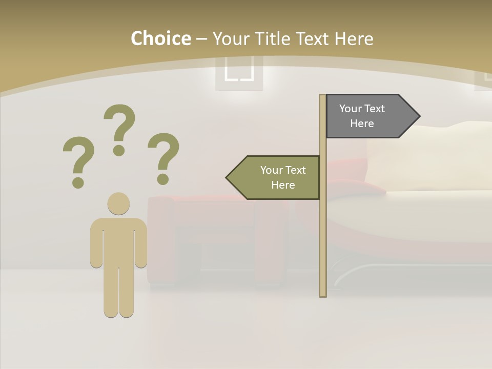 Figure Chair Profe Ional PowerPoint Template