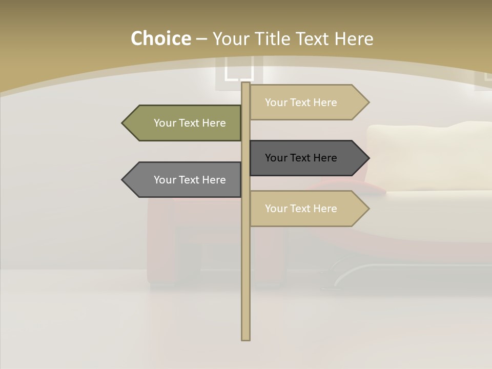 Figure Chair Profe Ional PowerPoint Template