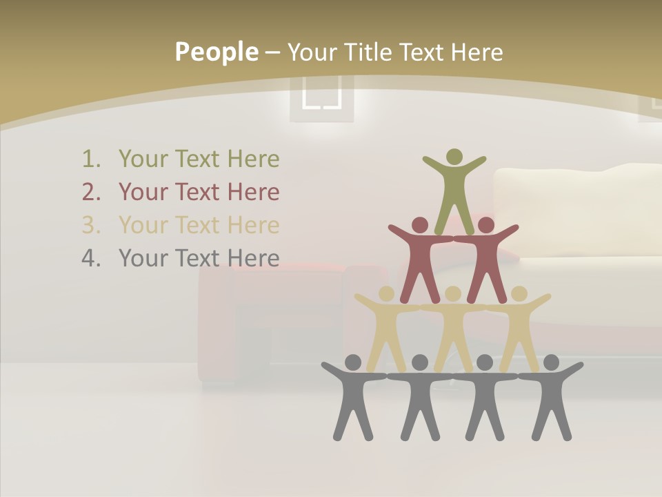 Figure Chair Profe Ional PowerPoint Template