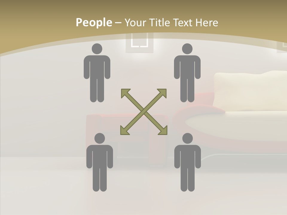 Figure Chair Profe Ional PowerPoint Template