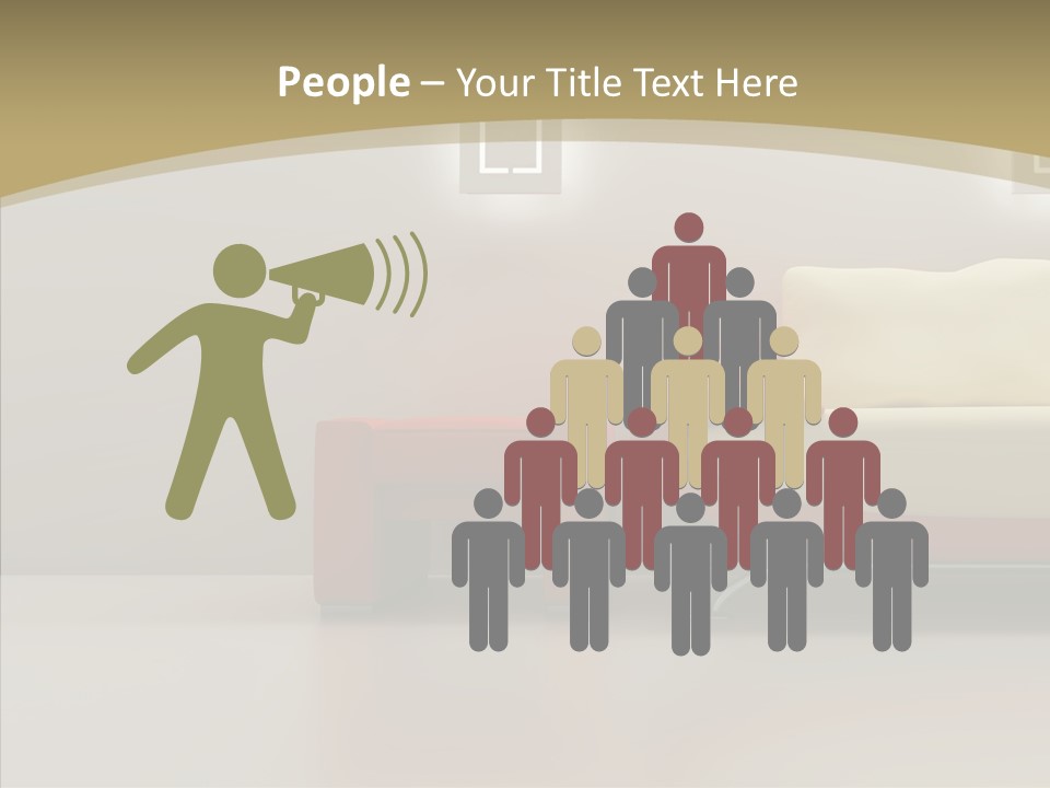 Figure Chair Profe Ional PowerPoint Template