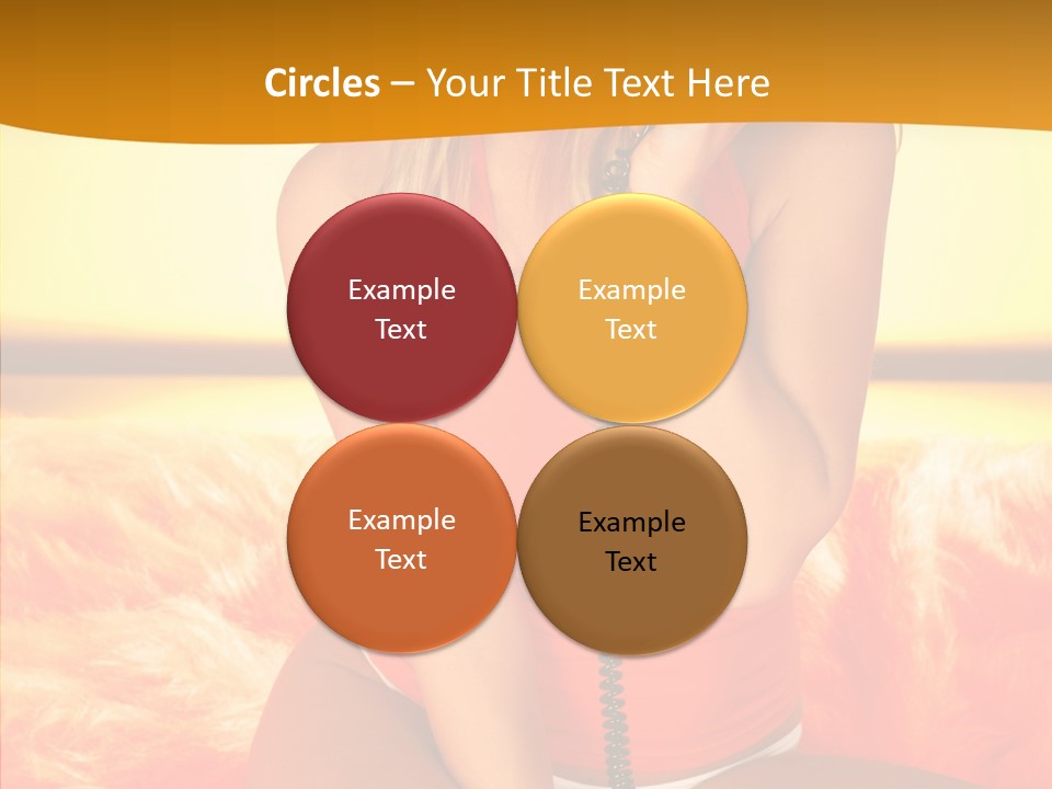 Defocus Standing Towel PowerPoint Template