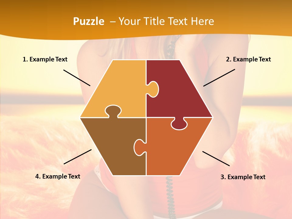 Defocus Standing Towel PowerPoint Template