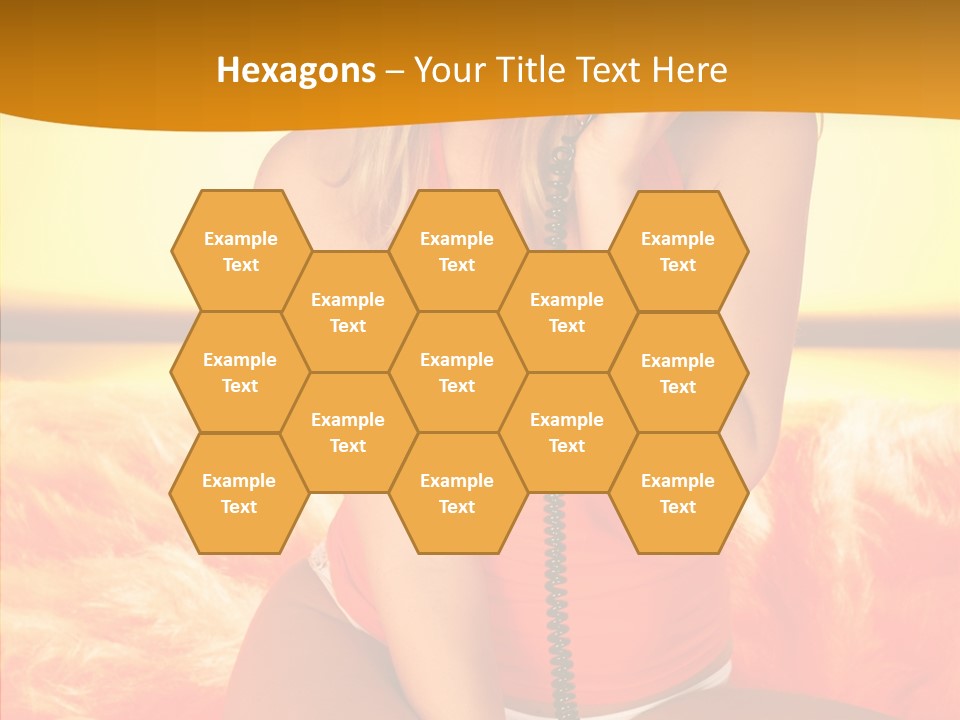 Defocus Standing Towel PowerPoint Template