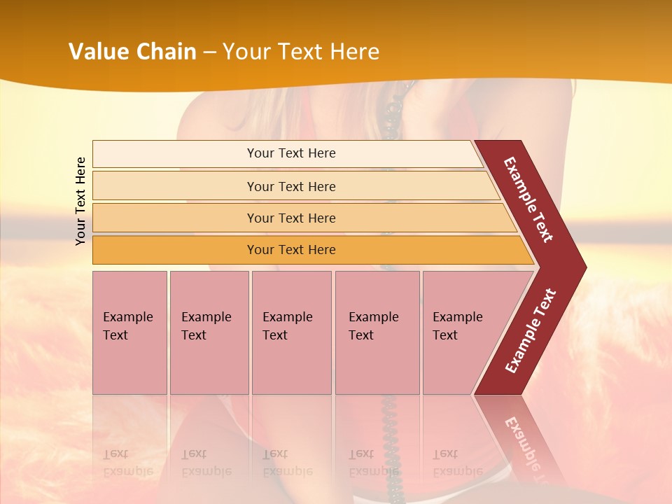 Defocus Standing Towel PowerPoint Template