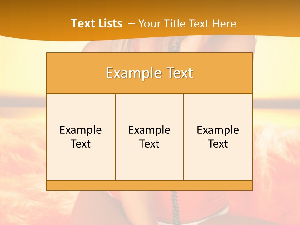 Defocus Standing Towel PowerPoint Template