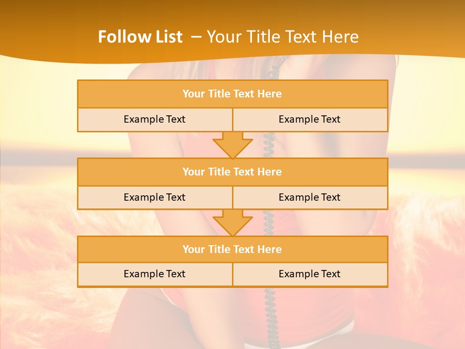 Defocus Standing Towel PowerPoint Template