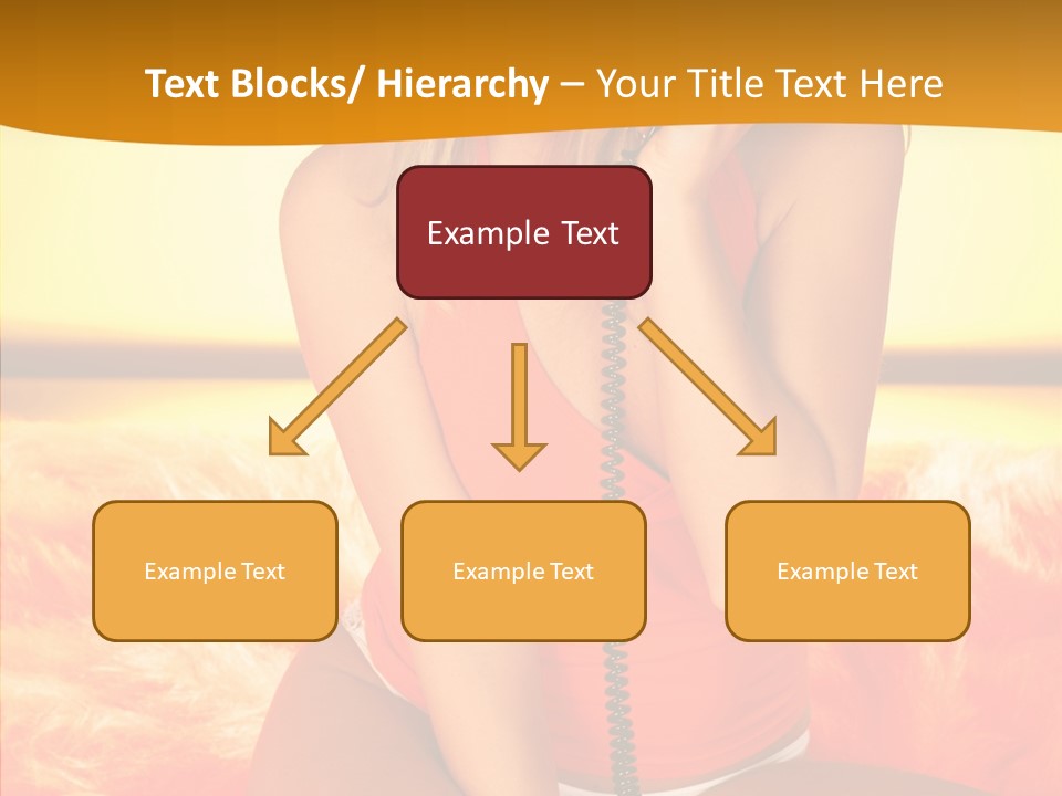 Defocus Standing Towel PowerPoint Template