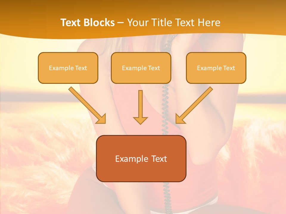 Defocus Standing Towel PowerPoint Template
