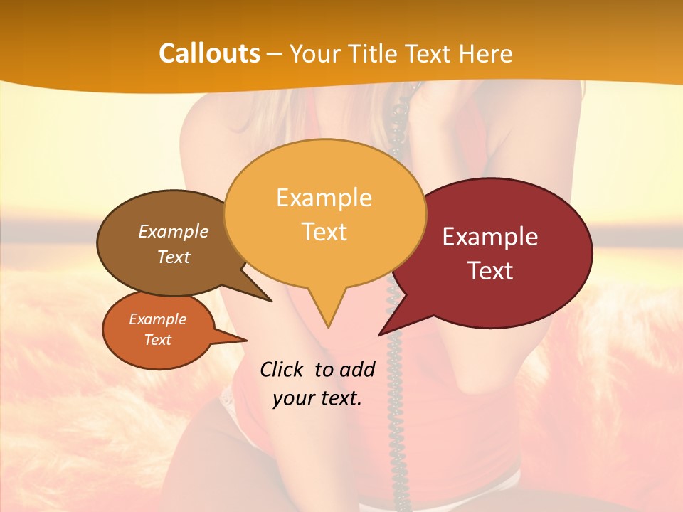 Defocus Standing Towel PowerPoint Template