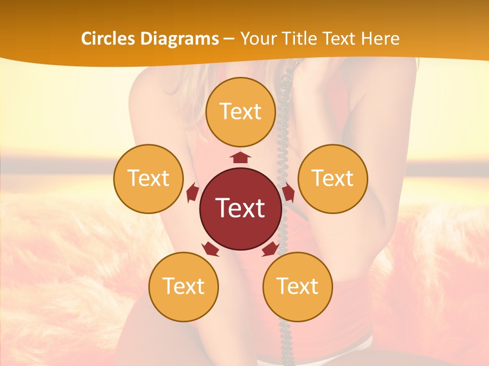 Defocus Standing Towel PowerPoint Template