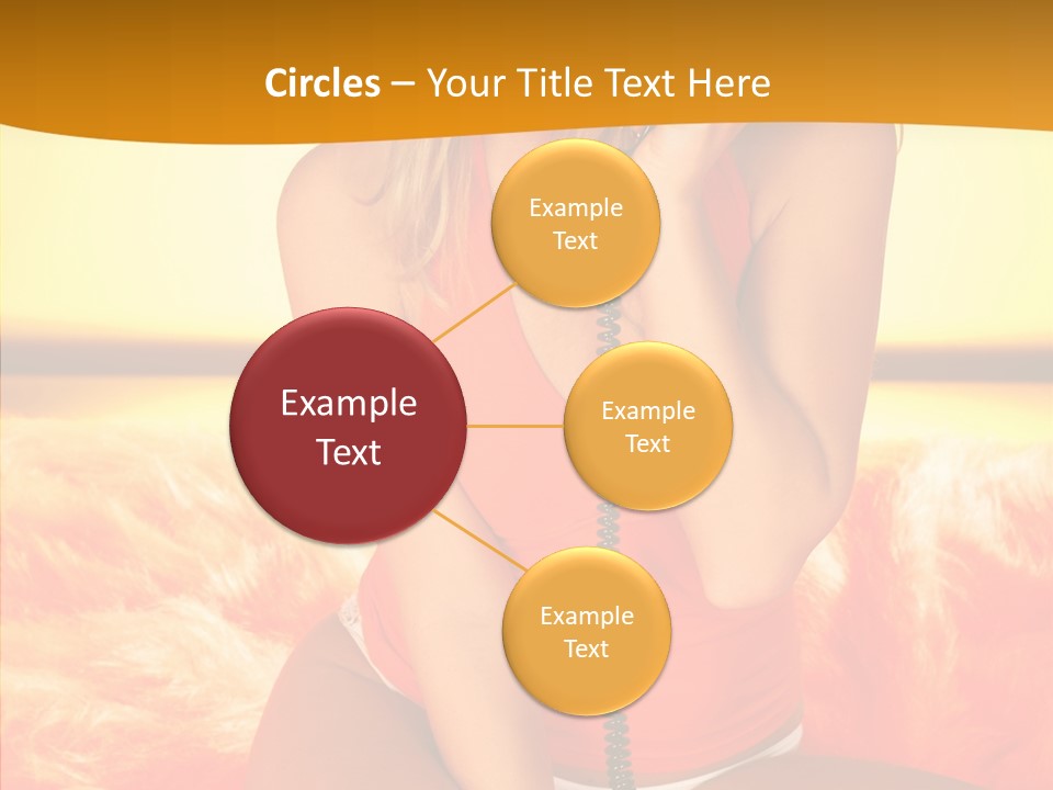 Defocus Standing Towel PowerPoint Template