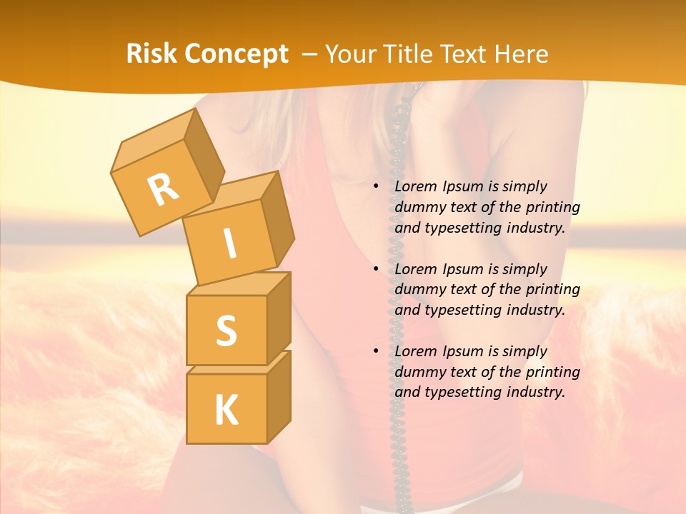 Defocus Standing Towel PowerPoint Template