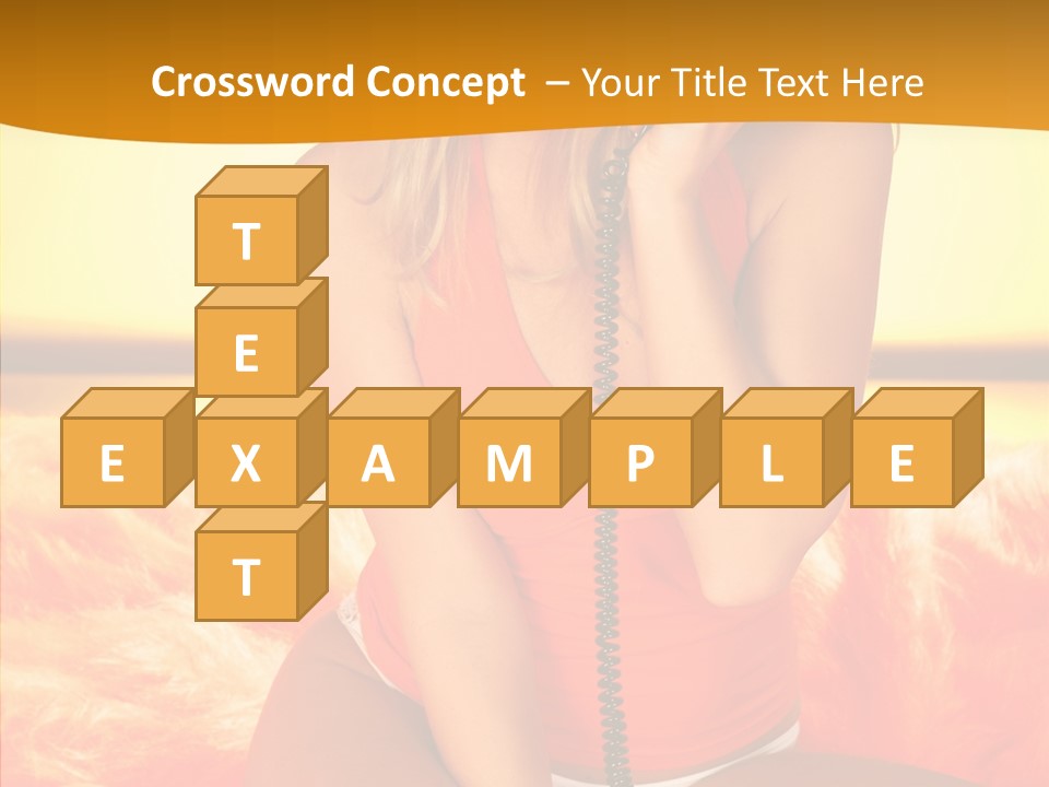 Defocus Standing Towel PowerPoint Template