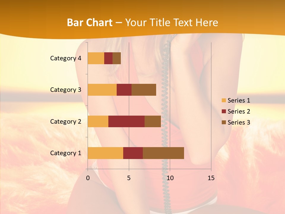 Defocus Standing Towel PowerPoint Template