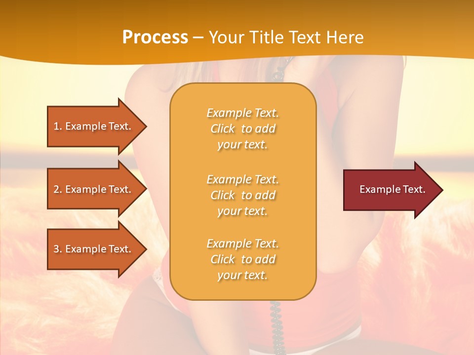 Defocus Standing Towel PowerPoint Template