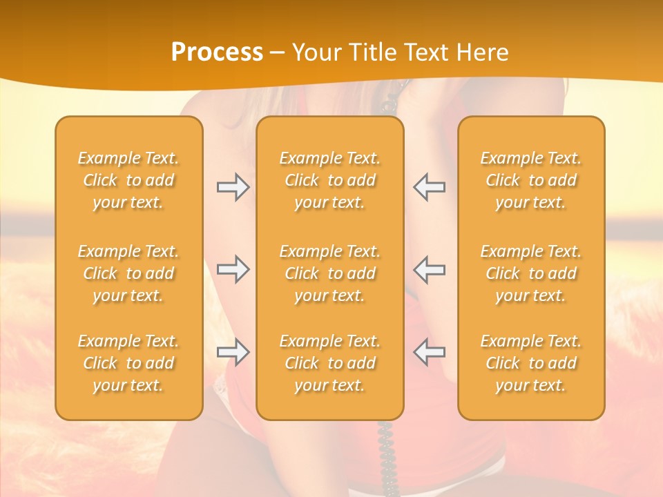 Defocus Standing Towel PowerPoint Template