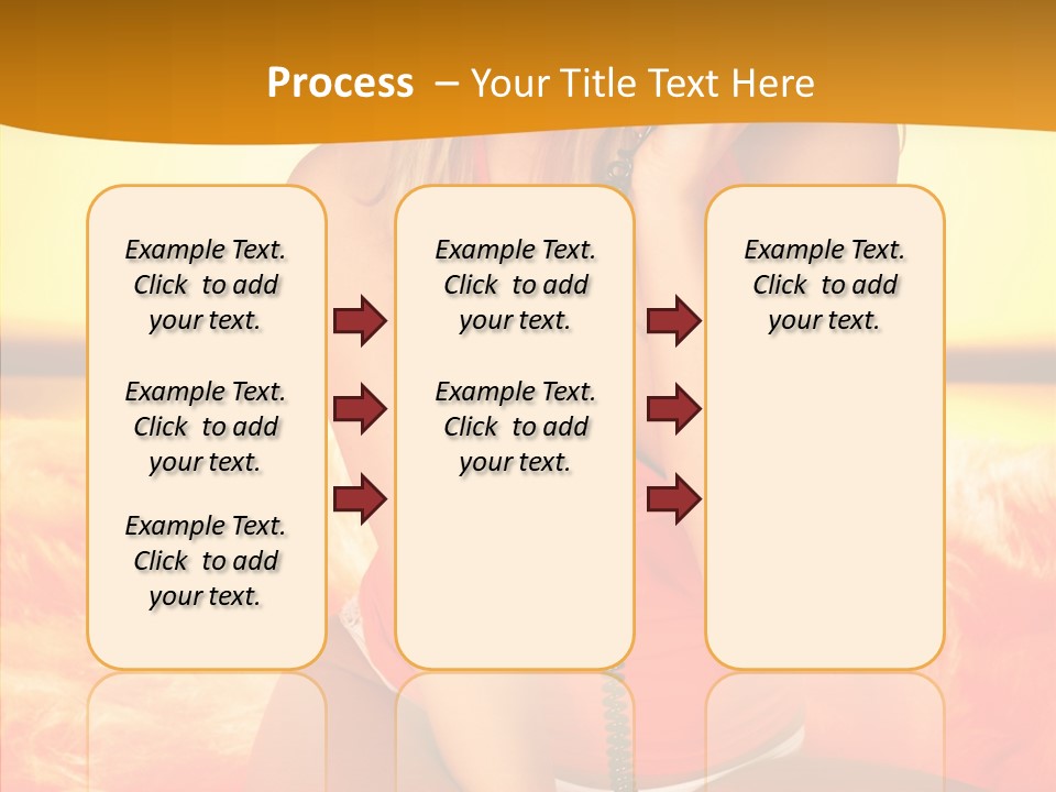 Defocus Standing Towel PowerPoint Template