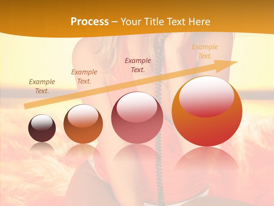 Defocus Standing Towel PowerPoint Template