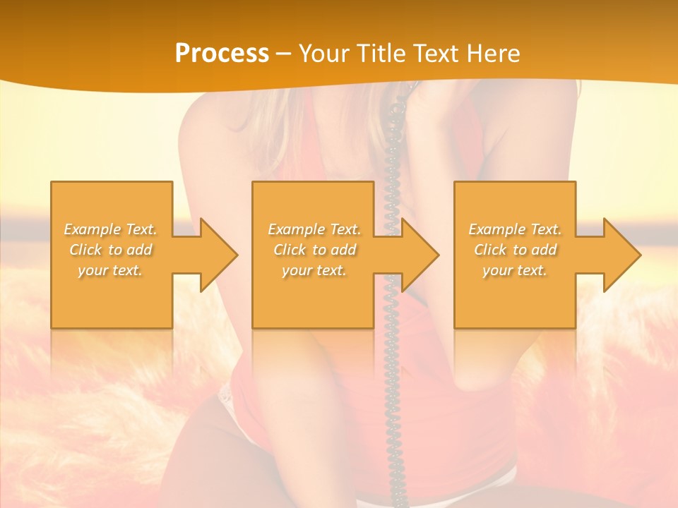 Defocus Standing Towel PowerPoint Template