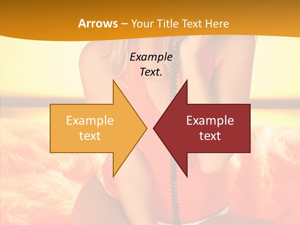 Defocus Standing Towel PowerPoint Template