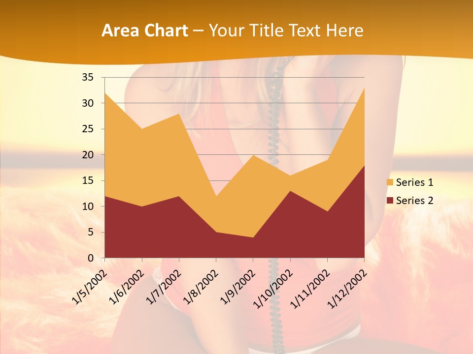 Defocus Standing Towel PowerPoint Template