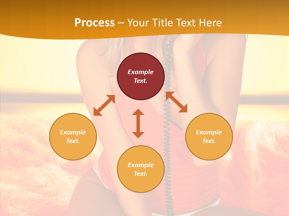 Defocus Standing Towel PowerPoint Template