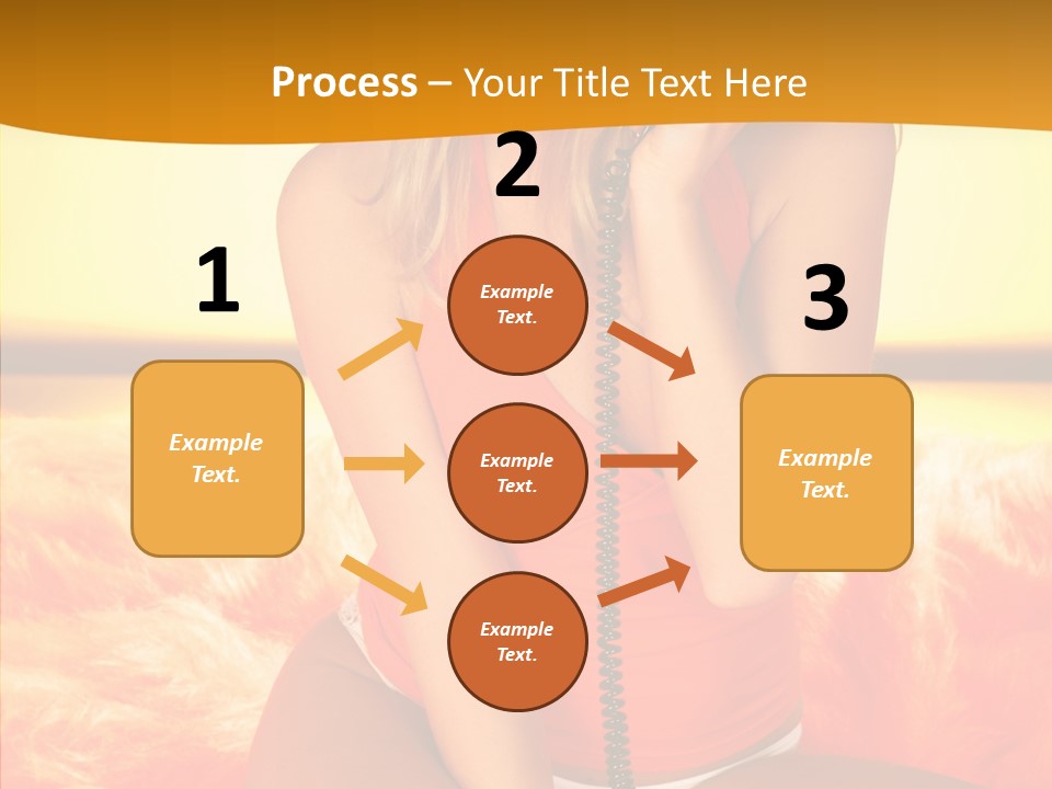 Defocus Standing Towel PowerPoint Template