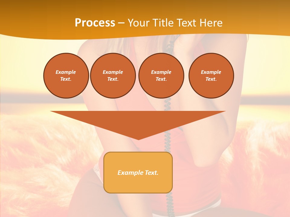 Defocus Standing Towel PowerPoint Template