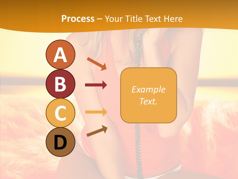 Defocus Standing Towel PowerPoint Template