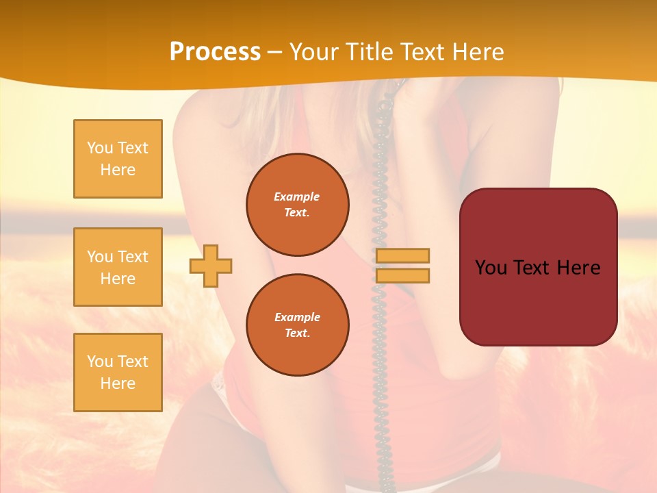 Defocus Standing Towel PowerPoint Template