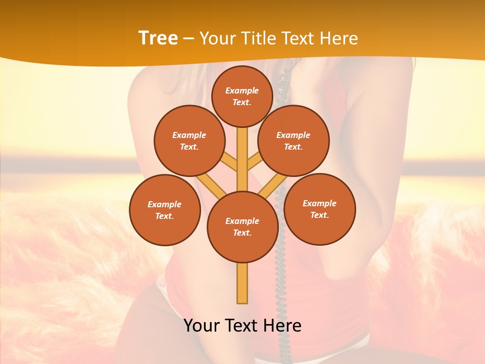 Defocus Standing Towel PowerPoint Template